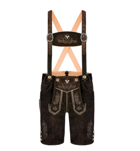 Nuevo Lederhosen bávaro personalizado, ropa alemana, pantalones cortos hechos de cuero de ante de cabra, pantalones tradicionales, superventas 2025 - Product Image 1