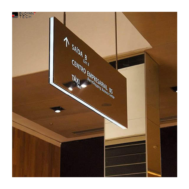 Acrylic Ceiling Hanging Aluminum Guiding Directional