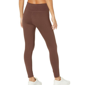 Fashion Women's Mid Scrunch Butt <b>Leggings</b> High Quality <b>Silk</b> Yoga Workout Tights Custom Sexy Gym Wear Fitness New Seamless Waist - Product Image 3