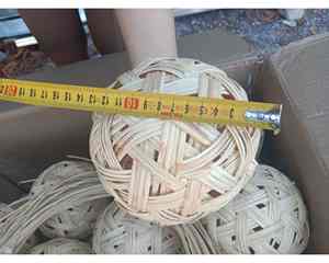 Bola de mimbre natural para decoración del hogar y de la tienda Bola de mimbre producida en Vietnam para exportación y venta al por menor a granel - Product Image 4