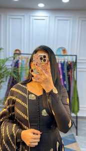 Trajes de Seda Pakistaníes e Indios, Salwar Kameez, Anarkali, para Mujer, para Bodas y Fiestas - Product Image 4