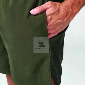 Vente en gros de shorts de sport pour hommes, shorts de gymnastique décontractés, pantalons avec caractéristiques anti-rides et écologiques, service OEM disponible - Product Image 5