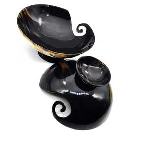 Bol en corne artisanal de qualité supérieure, élégant, durable et unique par HANNAN HANDICRAFT - Product Image 5