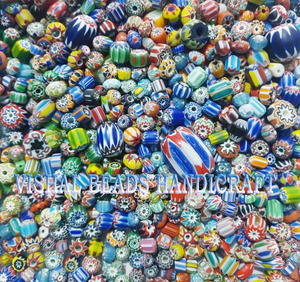 Versátil 8mm 4mm 10mm Negro Azul Púrpura CRISTAL MURANO Millefiori cuentas de vidrio elegante DIY artesanía entusiasta toque ovalado - Product Image 1