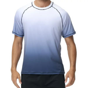 Rash Guard fabricant à manches courtes graphique complet Grappling Cropped Gym natation combat Rash Guard - Product Image 5