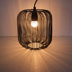 Modern Metal Iron Pendant Lamp Adjustable Height Natural Hanging <b>Ceiling</b> <b>Light</b> for Home Office Hotel <b>Bar</b> Kitchen Farmhouse Style - Product Image 6