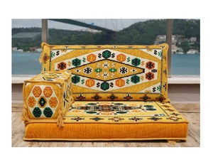 Asientos de suelo árabe Sofá de suelo árabe Piso de asiento Árabe | 90x70x10cm 3 piezas 1 Juego - Product Image 1