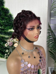 100% Raw Human Hair High Density 13*4 hd 561 lace frontal <b>wig</b> - Product Image 3