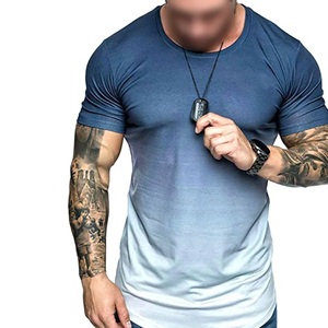 Ropa de verano Camisetas lavadas con ácido con impresión de logotipo personalizado de alta calidad/Camisetas lavadas con ácido lisas de secado rápido hechas a medida para hombres - Product Image 4