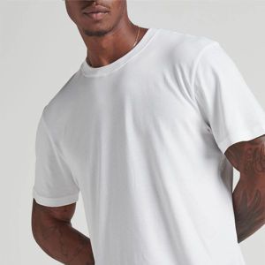 T-shirt unisexe personnalisable en coton épais, coupe oversize, impression numérique, style hip-hop, 180g pour broderie personnalisée - Product Image 5