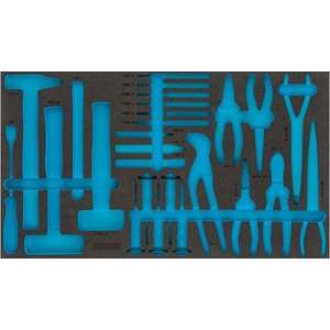 Inserto de Espuma Suave de 2 Componentes Hazet para Cajas de Herramientas 163-479/26 - Product Image 1