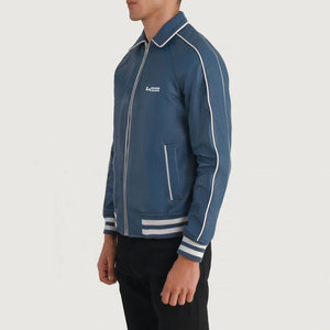 Conception de col rabattu personnalisé hommes mode vestes en cuir/Meilleure vente prix raisonnable vestes en cuir pour hommes - Product Image 3