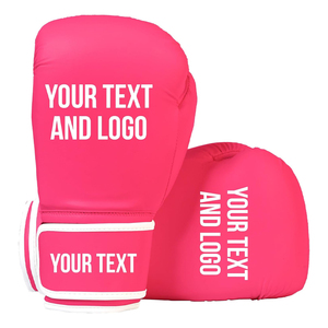 Gants de boxe imprimés sur mesure de 12oz 14oz 16oz pour adultes en cuir de vachette durable avec enveloppes à main rembourrées en gel poignées étanches - Product Image 4