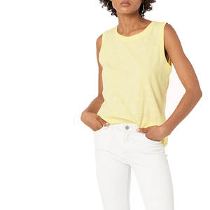 Camiseta sin mangas de alta fabricación para mujer, camiseta sin mangas de secado rápido para mujer, camisetas sin mangas para uso en la puerta - Product Image 4