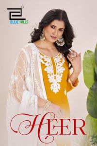 Kurtis Tradicional de Rayón Bordado con Estampado de Lámina de 14 kg para Mujer, Maruti Fashion MF1113, con Palazzo, Nazneen y Dupatta, Estilo Indio-Pakistaní - Product Image 5