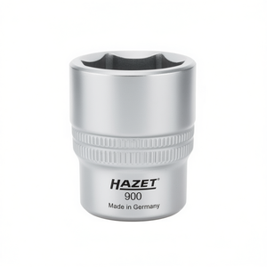 Hazet 1/2'' 6-Point Square <b>Socket</b> with Traction Profile and Knurling - Product Image 2