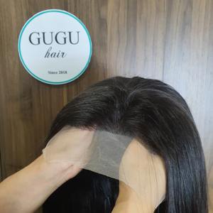 Pelucas de cabello humano de 20 pulgadas full lace HD, superdoble estiramiento, sin procesar, vendedor de cabello vietnamita, hueso recto - Product Image 6