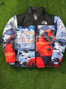 เสื้อแจ็คเก็ตพัฟเฟอร์ลายโลโก้ East Face แบบซับลิเมชั่น รุ่นใหม่ล่าสุด เสื้อแจ็คเก็ตพัฟเฟอร์ East-Face สำหรับผู้ชายและผู้หญิง - Product Image 2