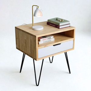 PINLEG โต๊ะข้างเตียง 1 ลิ้นชัก 50x40x55 ซม. รุ่น TDG68002 - Product Image 1