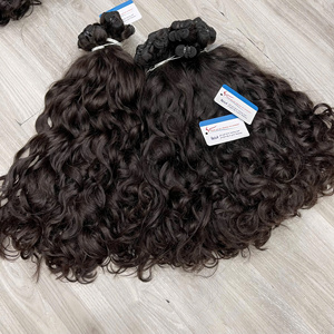 Cabello Virgen con Trama Doble, Cabello Natural Ondulado con Trama, Color Castaño Natural, Listo para Enviar, Paquete de Cabello Virgen - Product Image 5