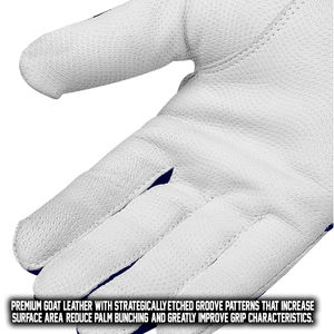 Recién llegado, guantes de bateo de béisbol con puños cortos, calidad superior, diseño de logotipo personalizable, guantes duraderos antideslizantes para batear - Product Image 4