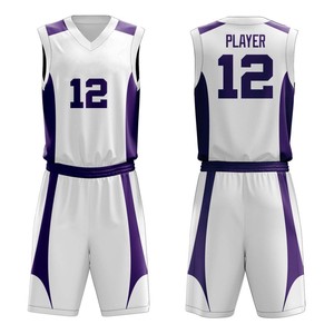 Nuevo Diseño de Uniformes de Baloncesto Reversibles, Uniforme Deportivo de Malla con Espalda Cruzada, Sublimación, Jersey de Baloncesto 2026 - Product Image 3