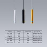 Lampes suspendues cylindriques personnalisées OEM conformes RoHS pour salon, chevet, escalier, lampes LED créatives suspendues