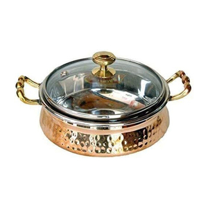 Buffet de Chaffing Plats Traiteur En Acier Inoxydable De Luxe Réchauffeur De Nourriture Or Hydraulique Casserole Buffet Ensemble pour Traiteur Rond - Product Image 3
