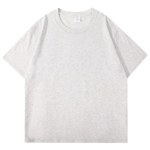 OEM personalizado 180 GSM peso pesado camiseta versátil Color sólido estilo frontal verano superventas tendencia extremadamente simple suelta - Product Image 2