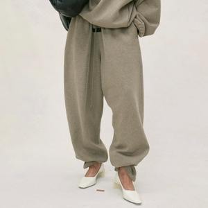 100% French Terry Cotton Loose for <b>Men</b> <b>men's</b> pant Custom 400 Gsm Fleece Stacked Super <b>Baggy</b> Wide Leg Sweatpants 2025 - Product Image 4