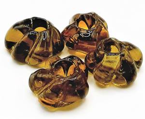 Cuentas de cristal verde oliva hechas a mano, gran agujero grueso, forma ovalada/redonda, venta al por mayor, suministro a granel, cuentas de cristal de Murano - Product Image 4