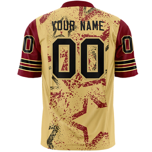Conjunto de Uniforme de Fútbol Personalizado Sublimado 100% Poliéster, Transpirable, Cuello en V 3D, Manga Corta, Unisex para Adultos - Product Image 4