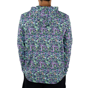 2023 Unisex diseño Floral Digital sublimación impresa XS Sudadera con capucha de gran tamaño ropa de calle de invierno sudaderas de hombre de lana sólida - Product Image 2