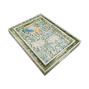 Best New Collection Mother Of Pearl Fruit <b>Candle</b> <b>Trays</b> Serving Storage <b>Trays</b> Customize Size Color For Restaurant Decor - Product Image 1