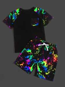 May Expo Conjunto de pantalones cortos personalizados de alta calidad para hombres Personalizado en todos los colores/tamaños disponibles Conjunto corto de material de gran calidad - Product Image 3