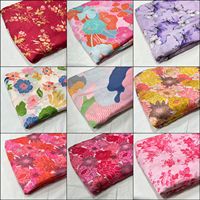 Telas de Poliéster Estampadas con Tejido Dobby Ecológico para Cortinas, Fundas de Cojines, Bolsas, Tiendas de Campaña y Accesorios para el Hogar