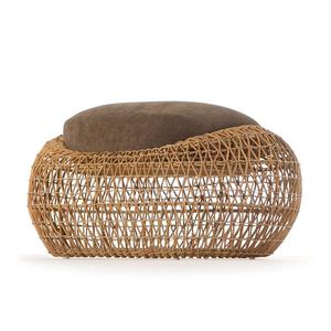 Taburete de celosía de ratán Natural, muebles hechos a mano con forma de onda atractiva, parte superior de Vietnam - Product Image 2