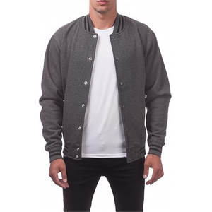 Chaqueta de béisbol Varsity personalizada de tendencia Split Letterman Bomber rompevientos Chaqueta ligera abrigo para adultos jóvenes - Product Image 3