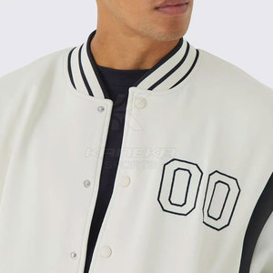 Veste Letterman Confort Premium Homme – Élégante, Chaude, Col Montant, Durable, Tendance Quotidienne, Écologique, Respirante, Laine et Coton - Product Image 6