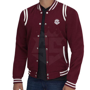 Wholesale <b>Men</b> Sporty <b>Baseball</b> Winter <b>Jacket</b> Stand Collar Front Logo Custom 2025 Low MOQ High Quality <b>for</b> Sale - Product Image 4