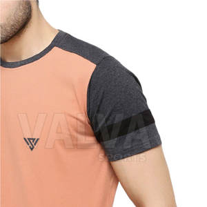 Camiseta de manga corta para hombre más vendida, nuevo diseño, 100% algodón, secado rápido, ligero, transpirable, tejido de punto, moda para adultos, sólido - Product Image 5