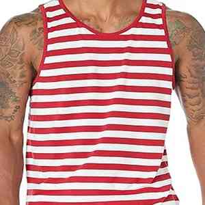 <b>Men</b> Sleeveless <b>Gym</b> Tank Top Custom Printed Workout <b>Vest</b> Oversized Fitness Training Wear - Product Image 4