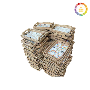 <b>Plastic</b> Rattan <b>Floating</b> Tray - Lightweight, Durable, and Cost-Effective for All Your Serving Needs - Product Image 2