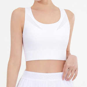 2025 Venta caliente Sujetador deportivo sostenible transpirable de calidad superior para mujeres con logotipo frontal personalizable Servicios OEM disponibles - Product Image 5