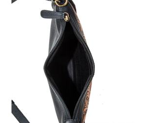 Handmade Genuine Leather Western Style Crossbody Purse and Shoulder Handbag <b>Set</b> Waterproof Vintage Zipper Closure for <b>Travel</b> - Product Image 2