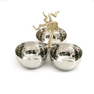 Vaisselle de fête de mariage, bol décoratif pour servir les aliments, bol en métal de qualité supérieure pour servir les fruits, banquet royal, mariage de luxe - Product Image 6