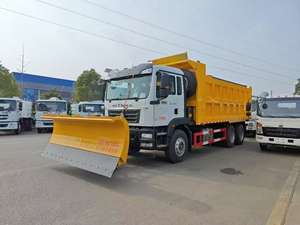 Used 4x2 4x4 Yellow <b>Snow</b> <b>Plow</b> Truck with Engine for Factory Sale - Product Image 2