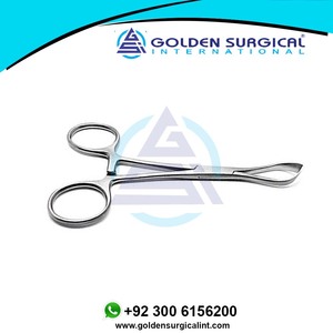 Pince à serviette chirurgicale Lorna, instruments vétérinaires et chirurgicaux, acier inoxydable 5,25, qualité supérieure - Product Image 3