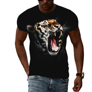 Summer Fashion wear t-shirts graphiques Hommes Casual Print Trend t-shirts à manches courtes Hip Hop Harajuku Animal Pattern streetwear - Product Image 5