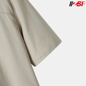 Camiseta de manga corta de secado rápido transpirable de verano para hombre de algodón de 220gsm de alta calidad con logotipo personalizado y estampado de patrones - Product Image 5